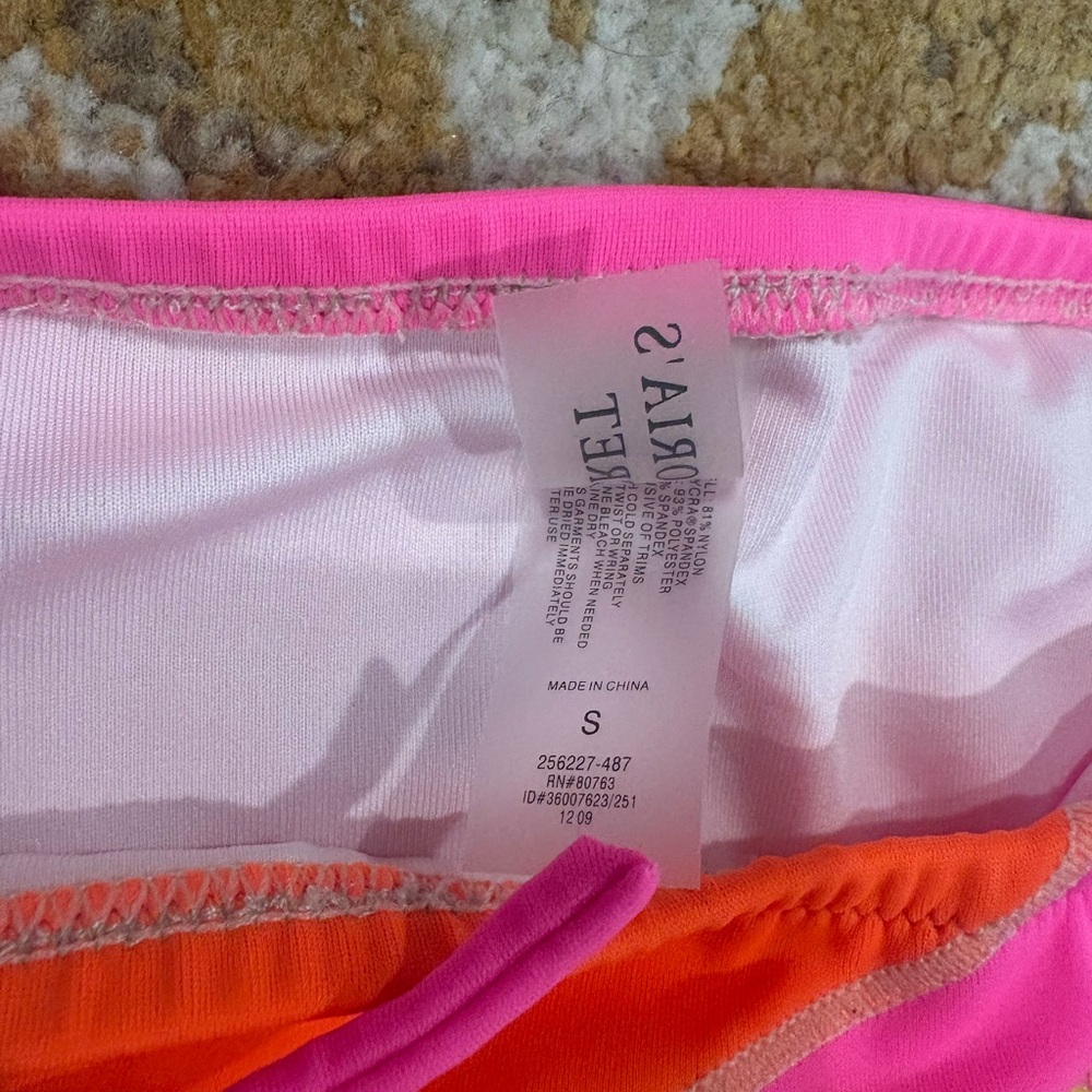 Victoria Secret Neon Colorblock Triangle String Bikini - Picture 4 of 6